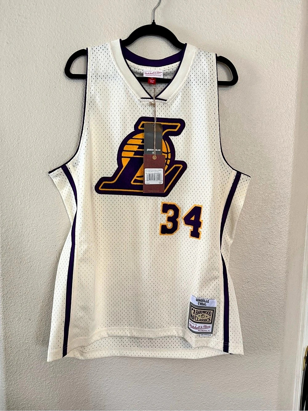 Mitchell & Ness Los Angeles Lakers 2002-03 Shaquille O'Neal Hardwood Classics